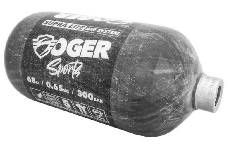 HPA SOGER SG Carbon Fiber Supra Lite Tank 1,1L 68CI 4500PSI by Soger