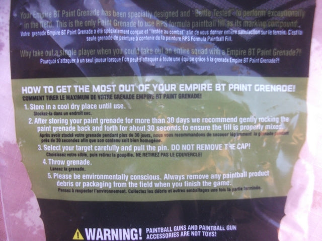 Paintball - Softair Yellow Hand a Grenade by Empire