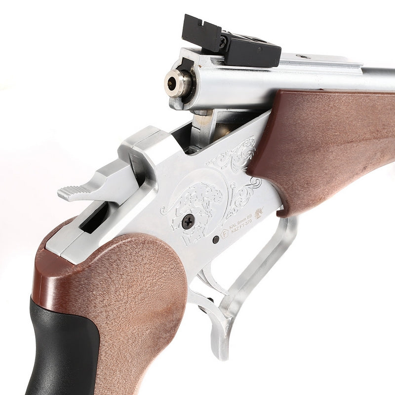 HWASAN G2 Contender Co2 Farsan Thompson Co2 Silver - Chrome 370mm. Break Top Pistol by FARSAN HWASAN