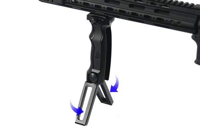 Heavy Duty Full Metal Foregrip with Deployable Bipod