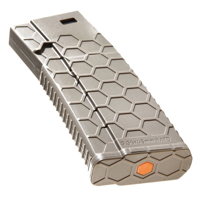 Hexmag Tan M4 - M16 HX Polymer 120bb Mid-Cap Magazine by Dytac