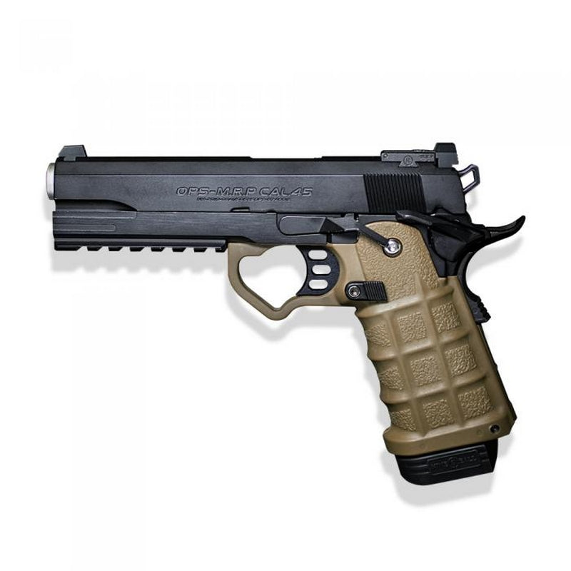 Hi-Capa 5.1 - 4.3 TM GB Series Custom Grip Tan by Nine Ball