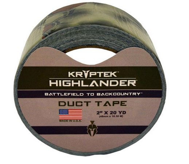 Kryptek Highlander Duct Tape Nastro Adesivo Waterproof 19m.