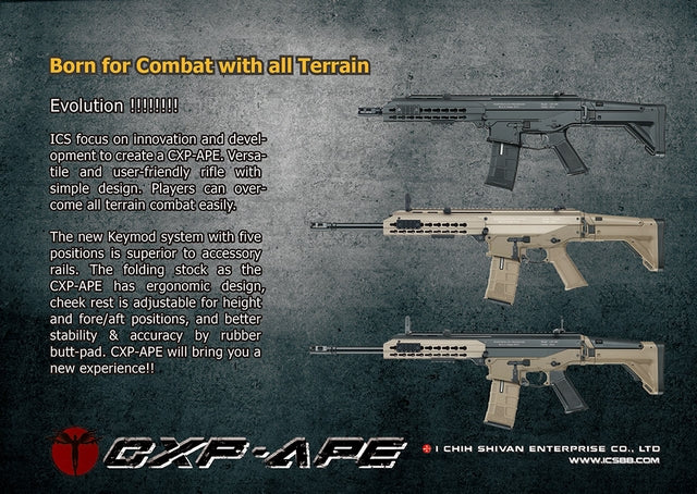 CXP-APE TAN EBB Blow Back by ICS