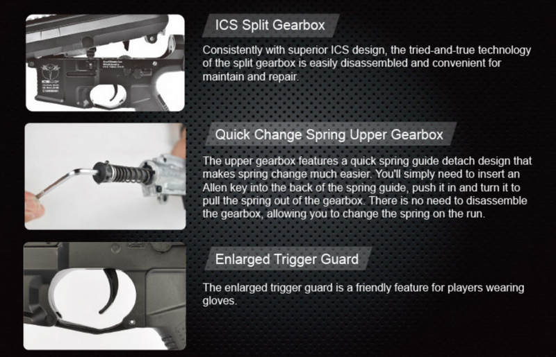 ICS-413 CXP-YAK CQB S1 EBB Mosfet Li-Po Ready by ICS