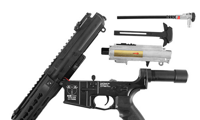 CXP-UK1 Captain KeyMod Li-Po Ready EBB Electric Blowback ICS-263 by Ics