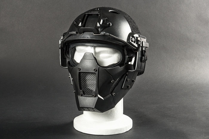 Iron Mask Double Belt & Fast Helmet Mount BK