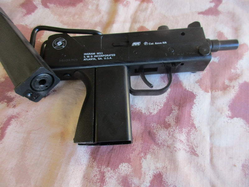 Ingram M11 Cobray Scritte e Loghi Originali Co2 NBB No Blow Back by ASG