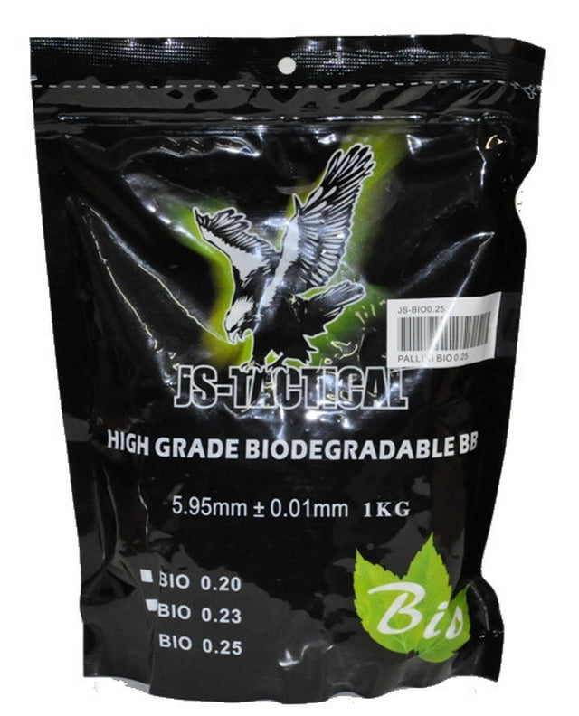 JS-TACTICAL Bio Pallini 0,25 High Grade Diametro 5,95mm.