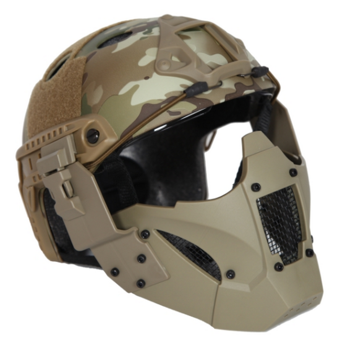 Jay Design Helmet Fast Mask Tan