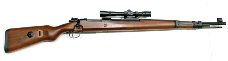 Mauser K98 KAR98K 98K Karabiner Full Metal Abs Wood type Stock Spring Bolt Action by Snow Wolf