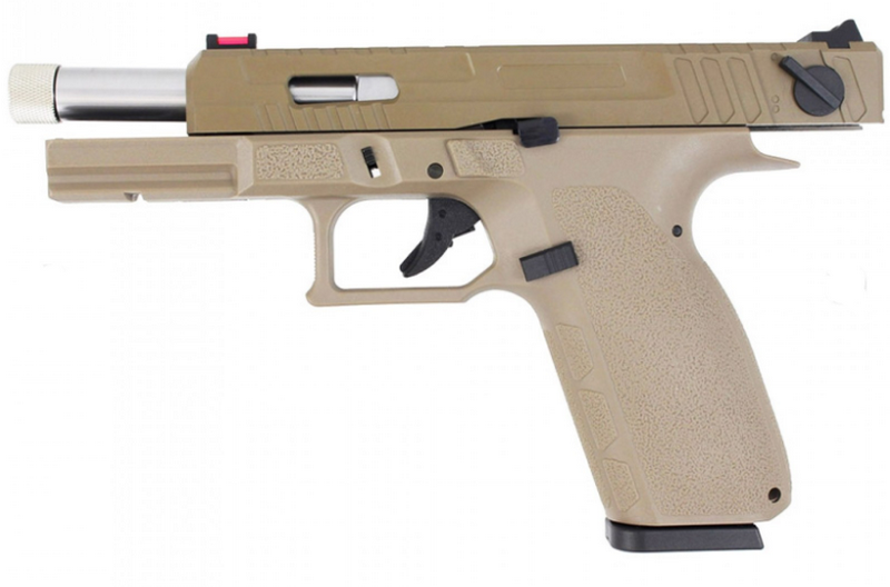 KJW KP-13F-TBC Metal Slide Co2 BlowBack TAN Semi - Full Auto by KJW