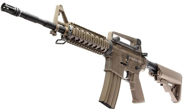 Katana M4 RIS Tan con Red Cylinder Tan by We