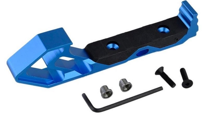 KeyMod TD ForeGrip Aluminum CNC Blue Color by Metal Airsoft
