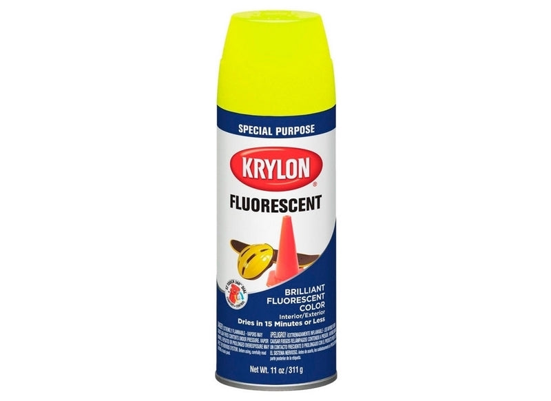 Krylon Fluorescent Paint Vernice Fluorescente Lemon Yellow - Giallo Limone by Krylon