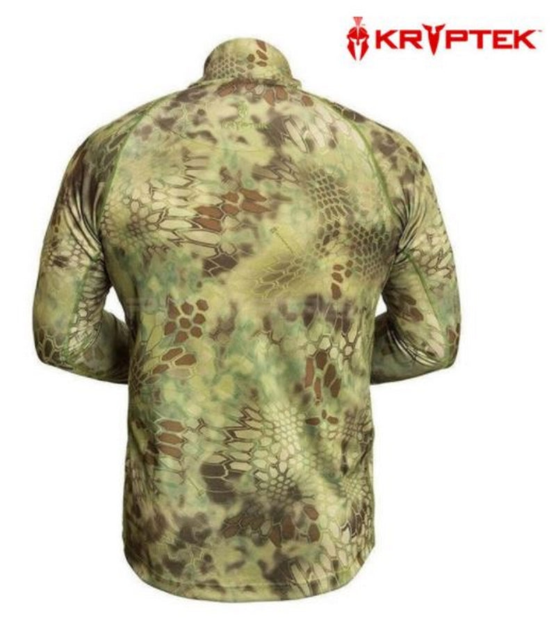 Kryptec Hyperion LS Zip Mandrake Camo Combat Shirt by Kryptek