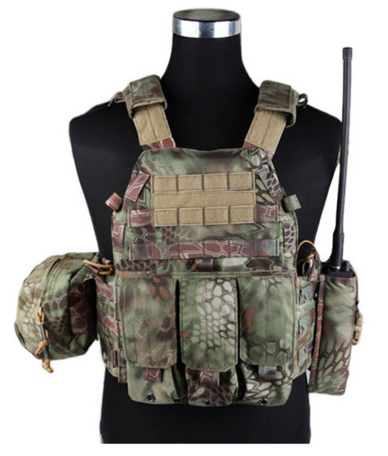 LBT6094A EM7440K Plate Carrier w 3 Pouches MR Mandrake Kryptek Type by Emerson gear