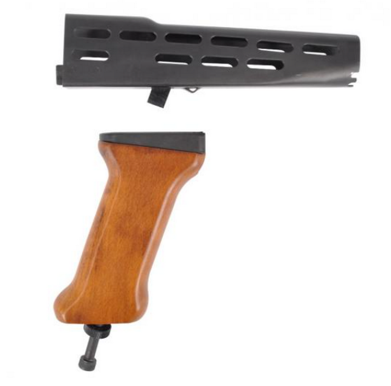 LCT LCKM63 Full Wood & Metal EBB Electric Blow Back Li-Po Ready by LCT Airsoft