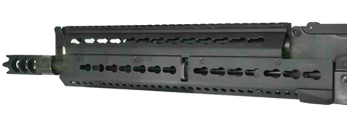 AK Type LTS KeyMod 13.5" Li-Po Ready Full Metal by LCT Airsoft