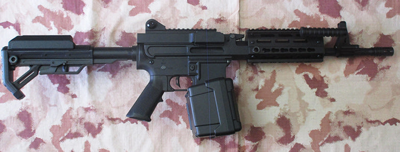 LMG Tactical MCR KeyMod "Shorty" SHRIKE Gun 5.56 type Full Metal by Golden Eagle