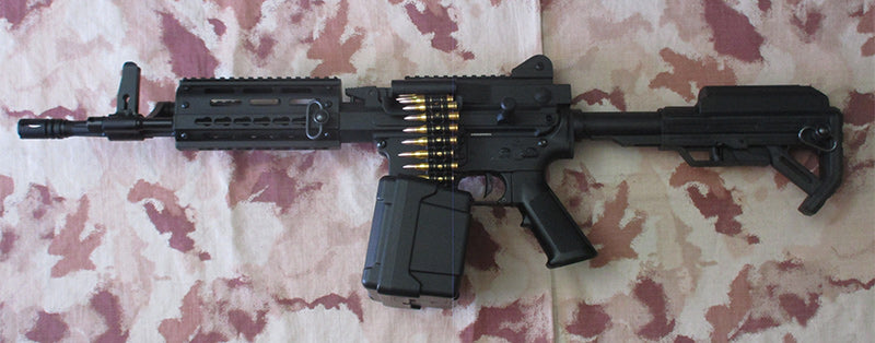 LMG Tactical MCR KeyMod "Shorty" SHRIKE Gun 5.56 type Full Metal by Golden Eagle