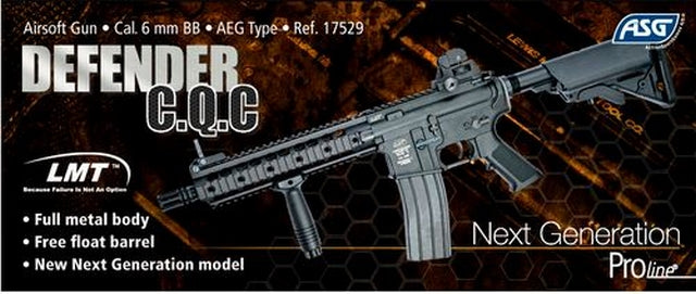 LMT M4 Defender CQC Full Metal by ASG