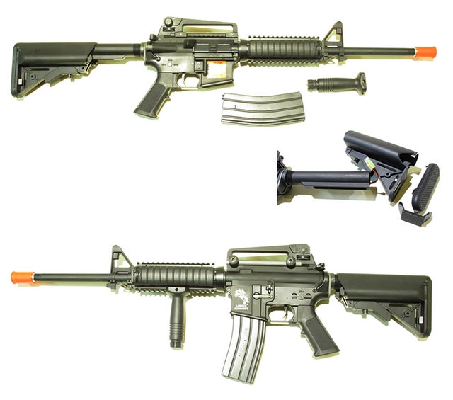 SOPMOD M4A1 Knight RIS - Crane Full Metal 16" by Lonex