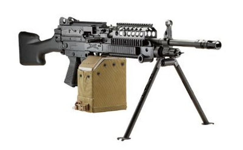 Lambda Defence Mk48 MOD 0 Airsoft AEG Machine Gun Full Stock by Lambda Defence