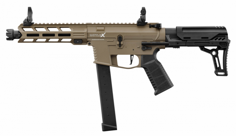 Lancer Tactical AEG LT-35 Gen2 9mm. Battle X PDW Tan by Lancer Tactical
