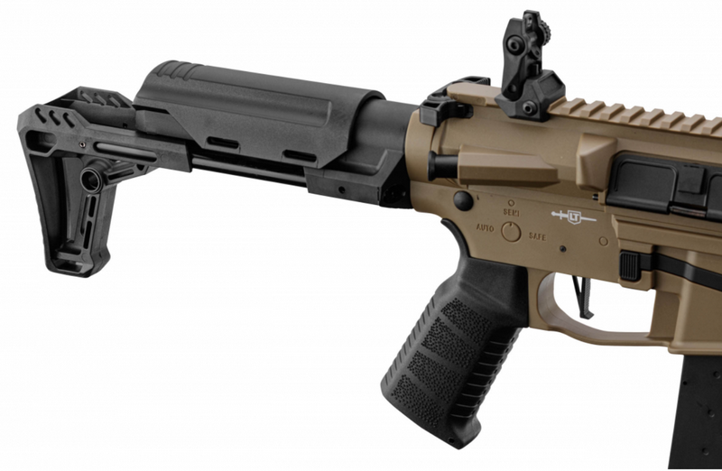 Lancer Tactical AEG LT-35 Gen2 9mm. Battle X PDW Tan by Lancer Tactical