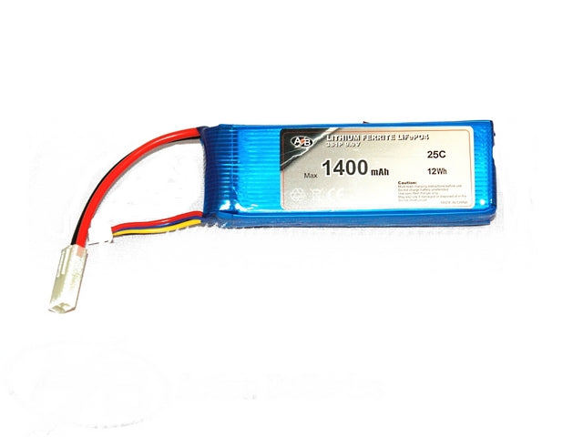 Li-Fe Batteria 1400mAh 9,9v 25C by Action Batteries