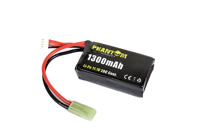 Batteria Li-Po 11.1V 1300mAh 20C 20x33x65mm. by Phantom