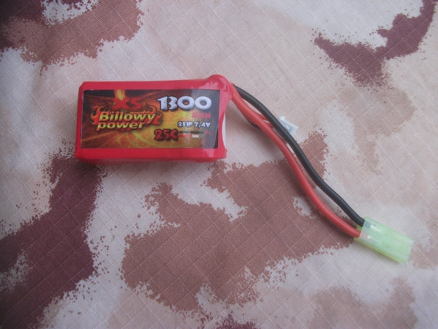 Li-Po 1300mAh 7,4v 25C by Billowy Power