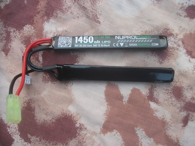 Nuprol Li-Po Batteria Nunchuck 1450mAh 7,4v 25C Crane Type