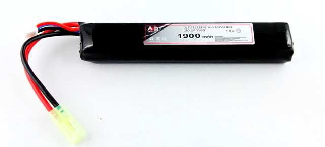 Li-Po Batteria 1900mAh 7,4v 15c Tubo Calcio