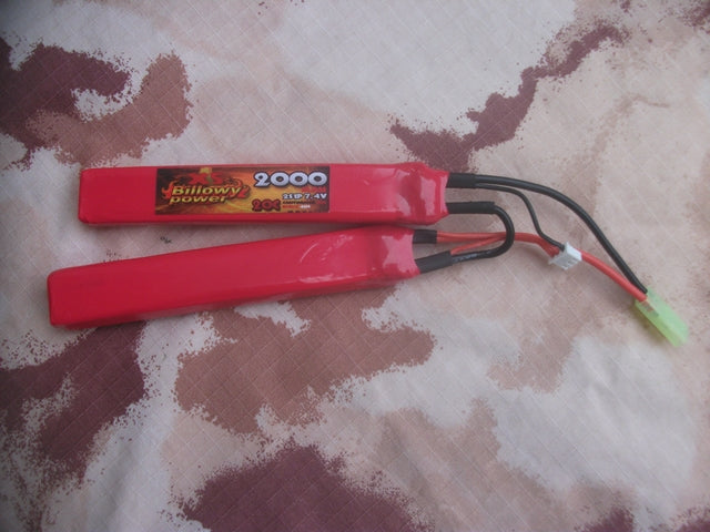 Li-Po Batteria 2000mAh 7,4v 20C by Billowy Power