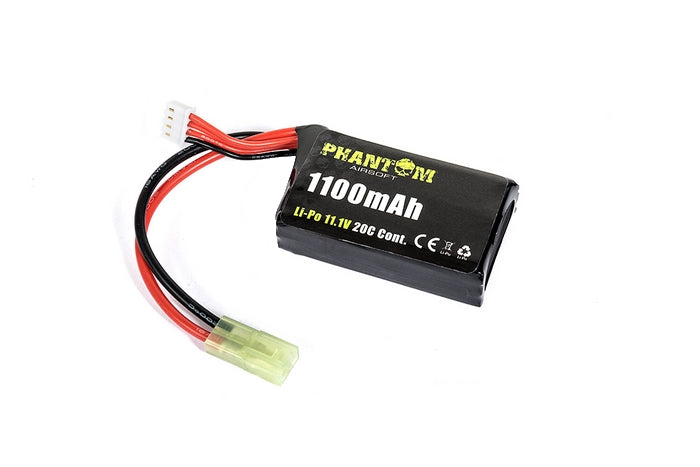 Li-Po 11.1V 1100mAh 20C 18x35x61mm. by Phantom