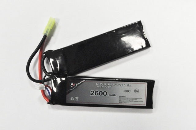 Li-Po Batteria 2600mAh 7,4v 20C "Double" by A-B