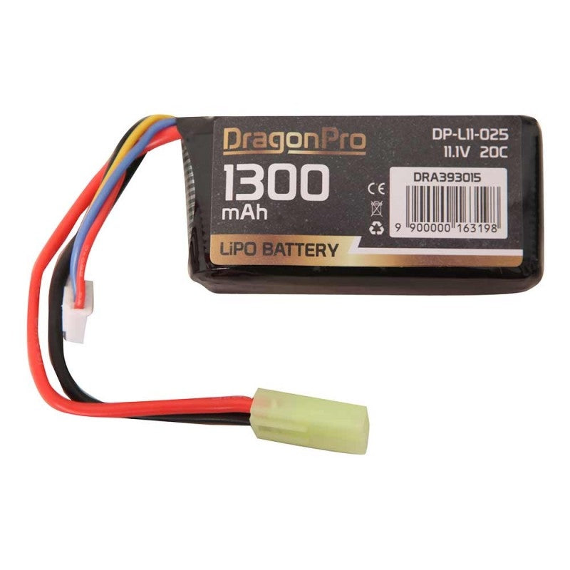 Li-Po Batteria DP-L11-025 11.1V 1300mAh 20C LiPO 70x34x19mm. by Dragonpro