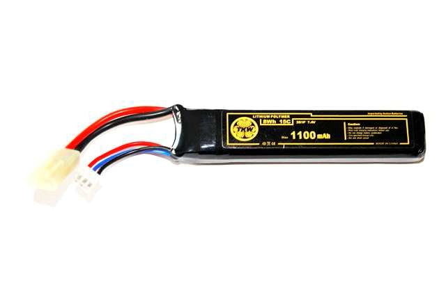 Li-Po Batteria 1100mAh 7,4v 15c Recoil-Tubo by Tkw