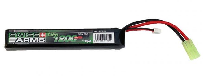 Li-Fe Batteria 9,9V 1200mAh 20C by Swiss Arms