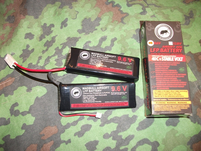 Li-Fe PO4 Batteria Madbull 1500mAh 9,6v. 40C+
