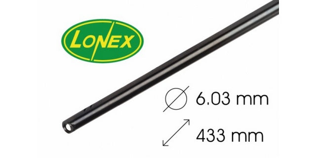 6,03 x 433mm. Canna in Acciaio by Lonex
