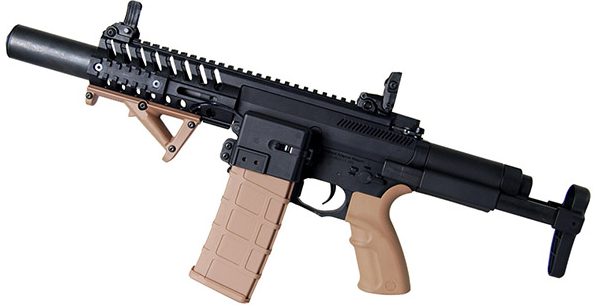 PR-SD-K-Tan 6" BAW Recoil System by Lonex