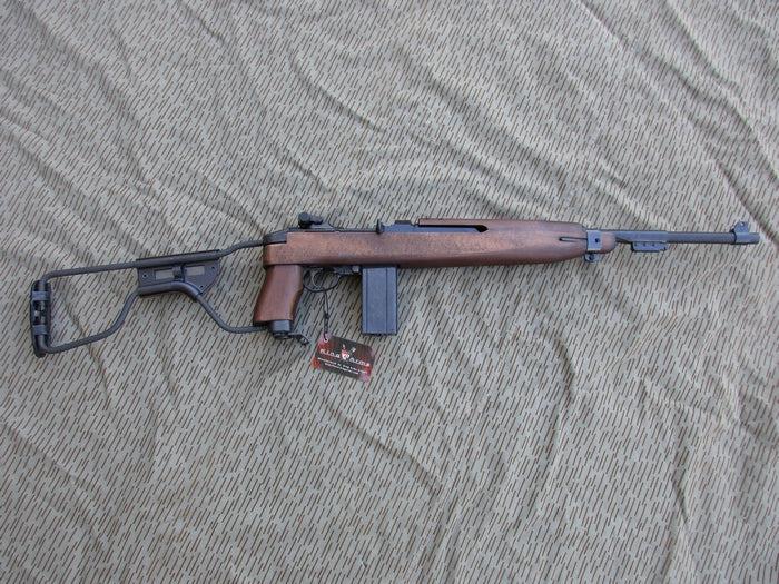 M1 Winchester Paratrooper Carbine Co2 Blowback Full Wood & Metal by King Arms