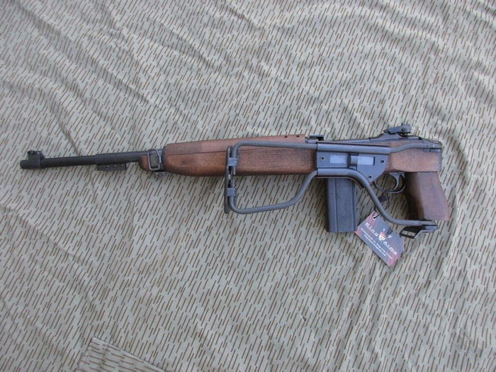 M1 Winchester Paratrooper Carbine Co2 Blowback Full Wood & Metal by King Arms