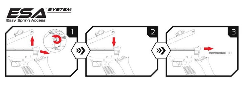 M249 PARA Tan SA-249 CORE Machine Gun Replica by Specna Arms