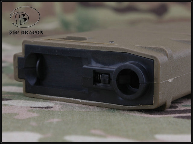 M4-M16 Qick P-Magazine Tan 360bb. by Big Dragon