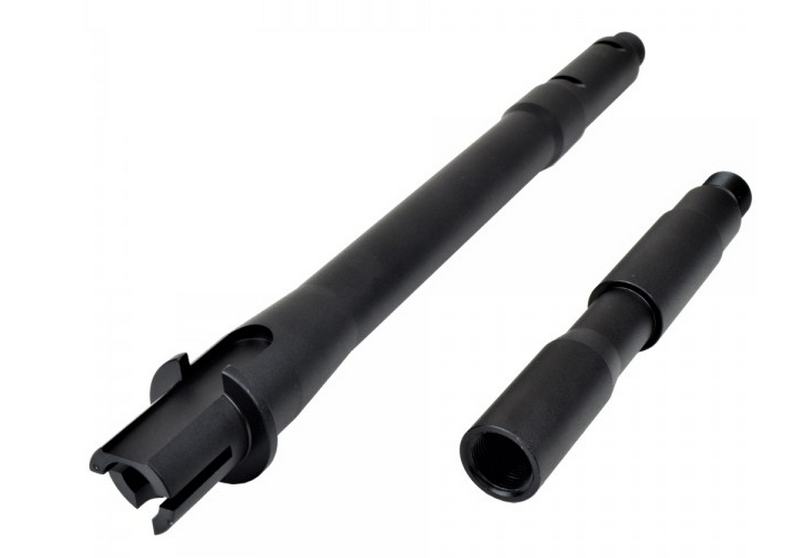 Outer Barrel M4A1 - CQB - Stubby Outer Barrel Scomponibile Canna Esterna 14mm. SX by Big Dragon