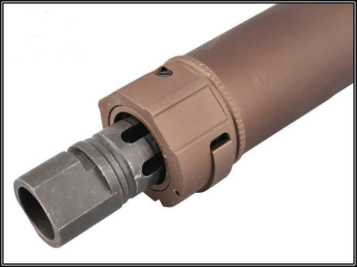 SFire 118 Silenziatore Dark Tan 14mm. Negativo-Sinistrorso by Big Dragon
